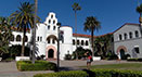 Hepner Hall with students in the foreground
