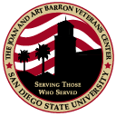 Logo of The Joan and Art Barron Veterans Center, SDSU